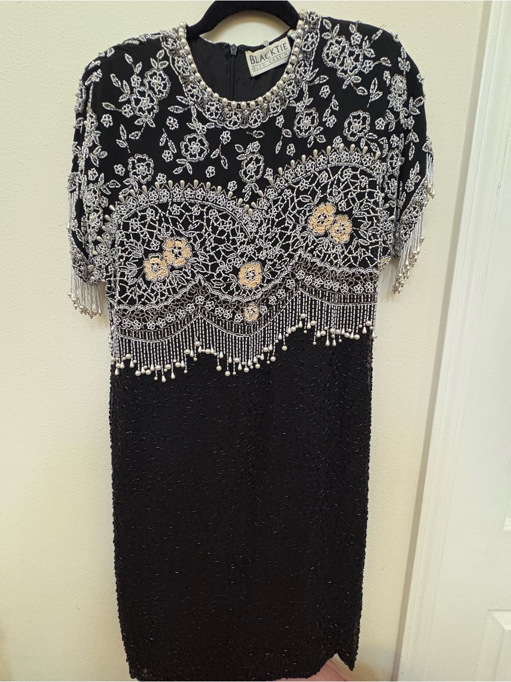 VINTAGE 1980 beaded dress